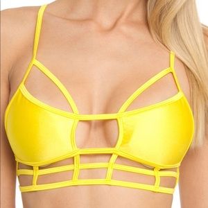 One teaspoon caged bikini top